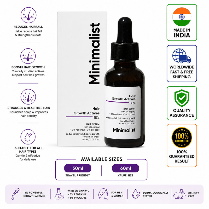 Hair Growth Serum 3% Redensyl + 3% Anagain + 3% Procapil 30ml
