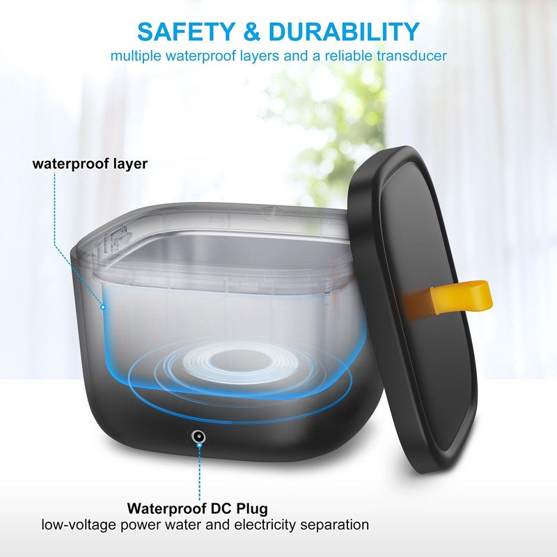 Ultrasonic Retainer Cleaner for Invisalign, Denture, Mouth Guard, Aligner, To... gallery