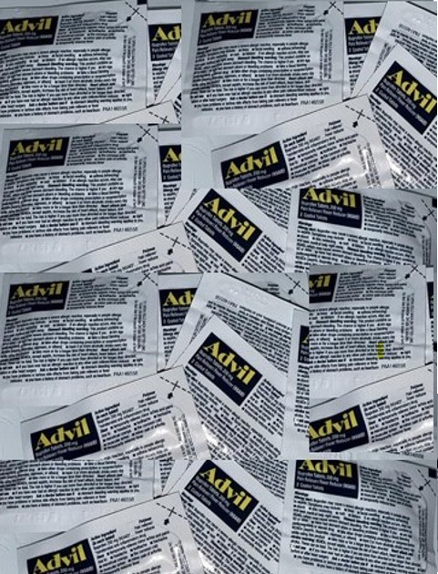 ADVIL TABLETS 200mg 200 Tablets (100 Packets Of 2)