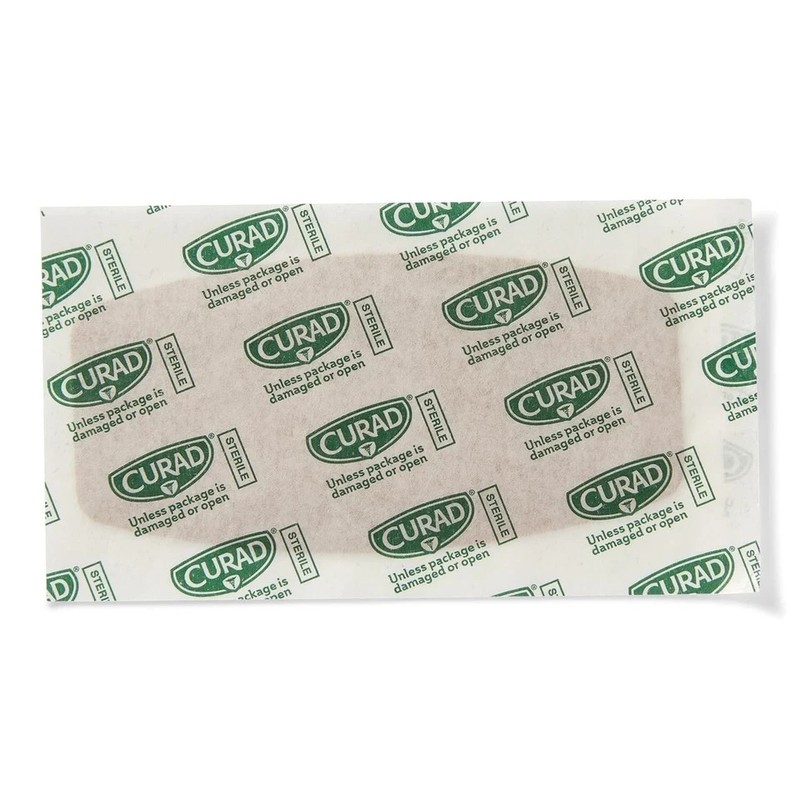 CURAD Flex-Fabric Adhesive Bandages X-Large 2x4 Inch 50 Count First Aid gallery