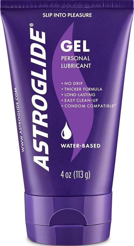 Astroglide Water Based Personal Lubricant Sex Gel for Couples, Men and Women 4oz
