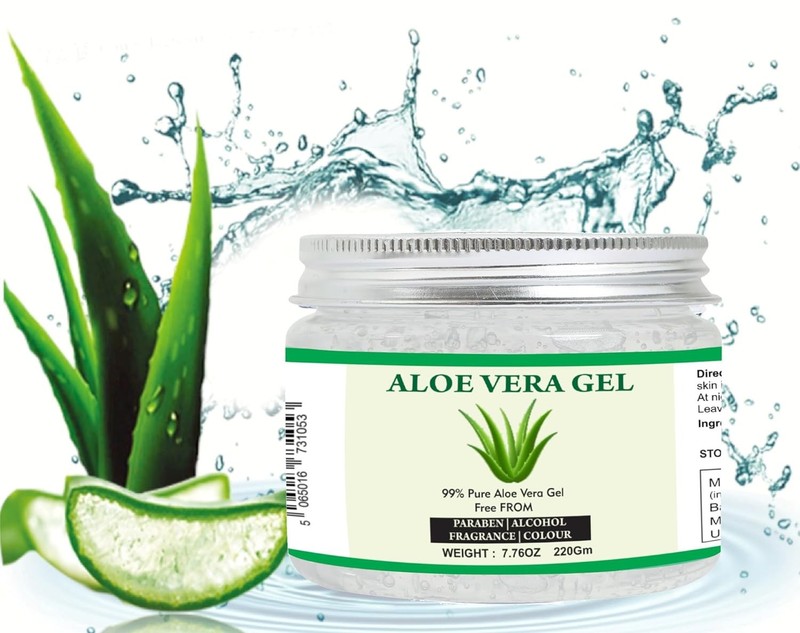 Aloe Vera Gel | 100% Pure Natural Aloe Gel | For Moisturizing Face Skin & Hair gallery