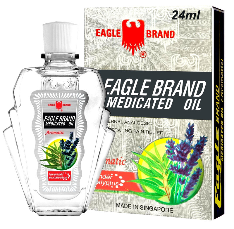 Eagle Brand Medicated Oil External Analgesic For Pain Relief Lavender 24ml gallery