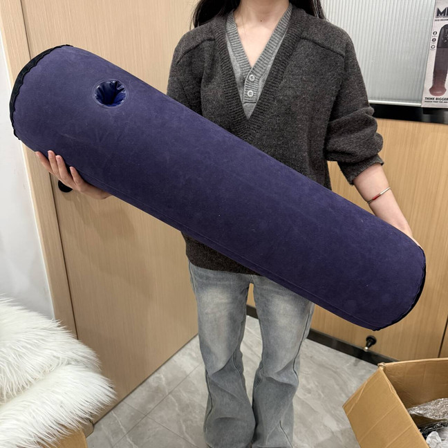 Inflatable Sex Pillow Love Position Aid Furniture Cylinder Cushion Sex Portable