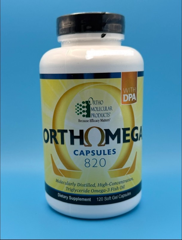 Ortho Molecular Products – Orthomega 820 – Exp 07/2027 or later