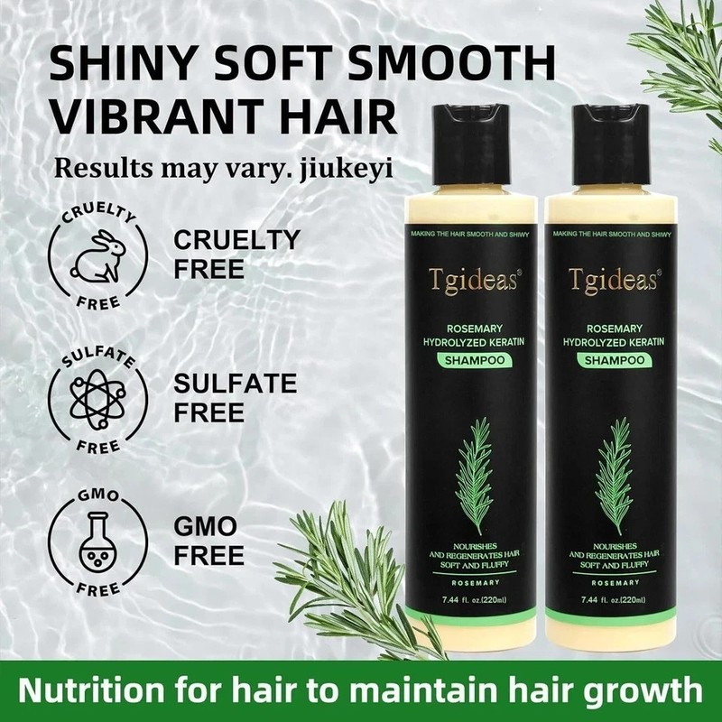 Tgideas Organic Rosemary Hair Growth Shampoo for Women and Men-Natural Thicke... gallery