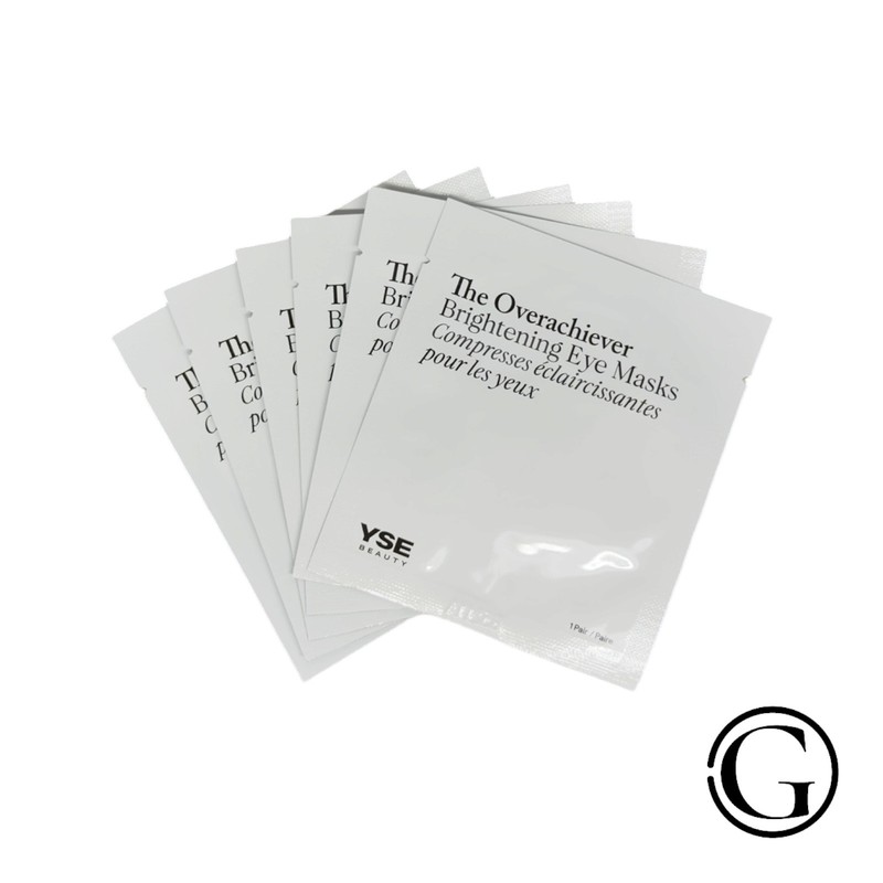 YSE Beauty The Overachiever Brightening & Depuffing Eye Masks • White / 6 pairs