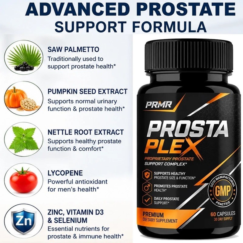 Prostate Support - Saw Palmetto - Reduce Frequent Urination, Stamina 60 Capsule gallery