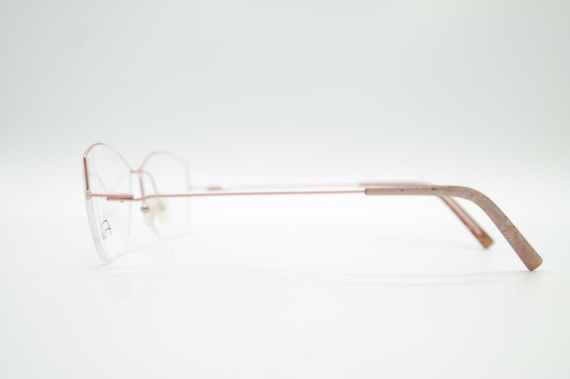 Flair 426 Rose Half Rim Glasses Frame Eyeglasses New gallery