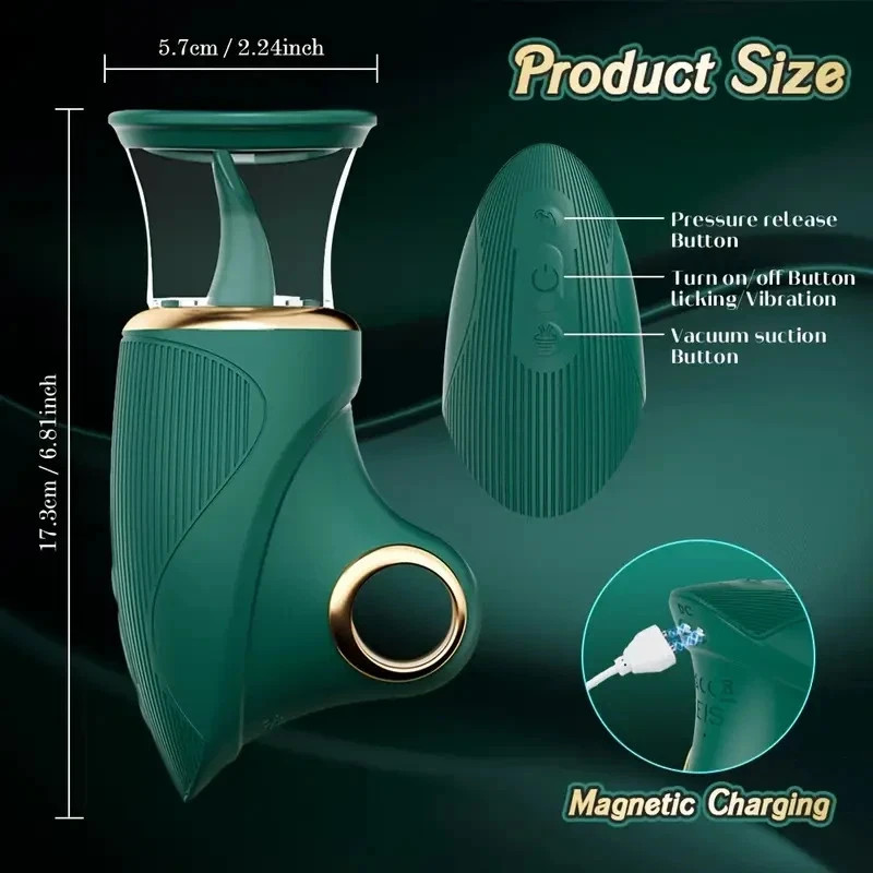 Vibrating Clit Breast Nipple Sucker Massager Vibrator Sex Toys for Women Couples gallery