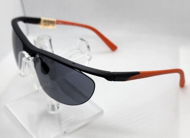 DENALI STRENGTH SUNGLASSES 62-15-135 MATTE BLACK/ORANGE