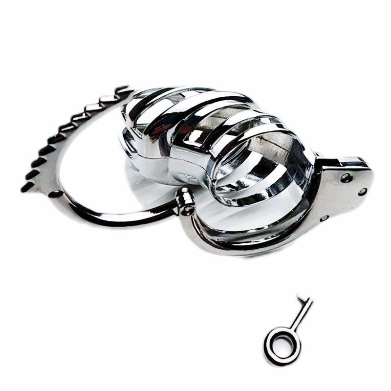 Adjustable Stainless Steel Ring Male Chastity Cage Metal Chastity Lock USA USA gallery