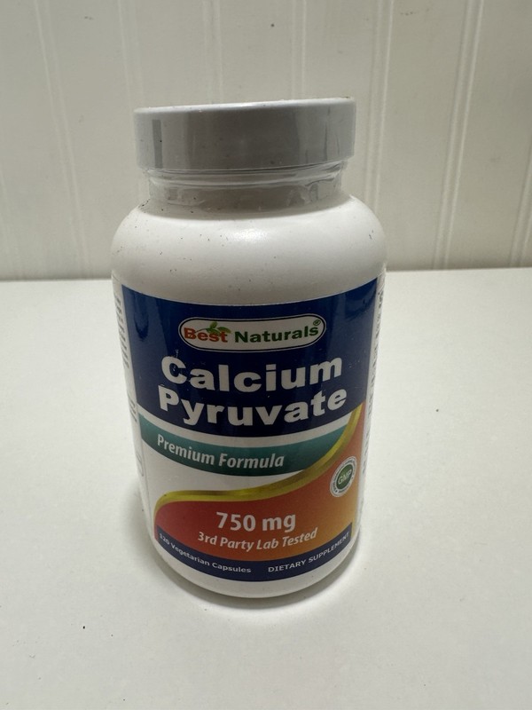 Best Naturals Calcium Pyruvate 750 mg 120 Capsules