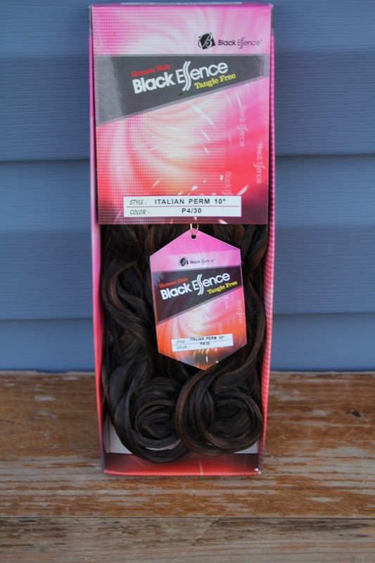 Black Essence 100% Human Hair Natural Italian Perm Extension 10" P4/30 New InBox gallery