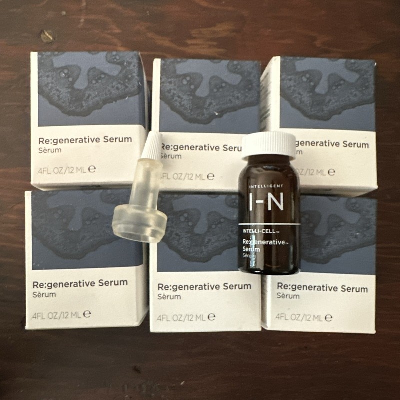 Lot of 6 Intelligent Nutrients Re:generative Skin Serum Reduce Lines Wrinkles