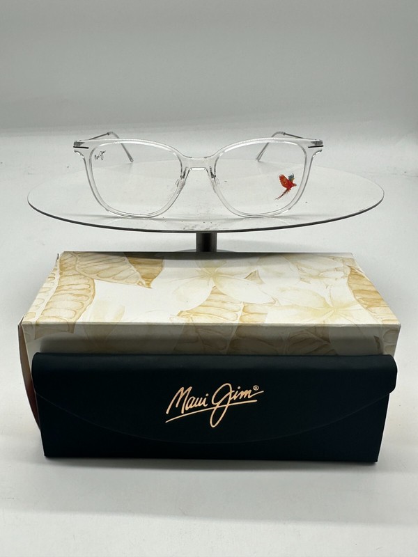 MAUI JIM MJO2416-05D WHITE EYEWEAR FRAMES WITH SILVER TEMPLES BRAND NEW