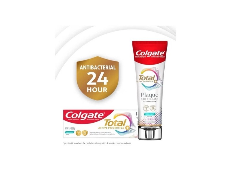 ✅Colgate Total Plaque Pro Release Fresh Mint Whitening Toothpaste 3oz gallery