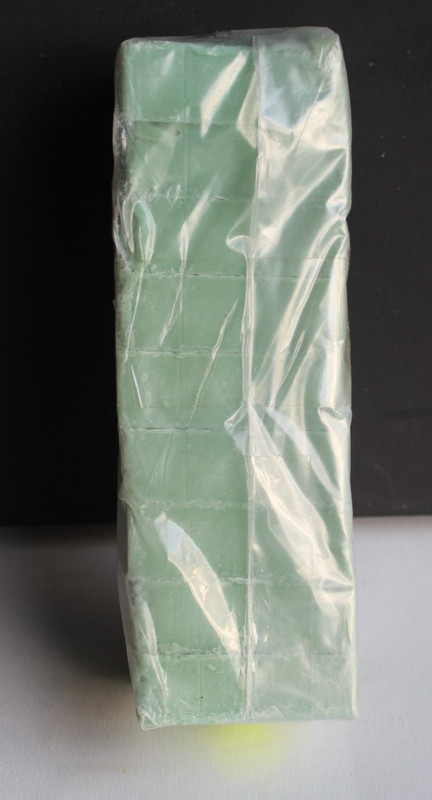 Cool Spring Green Handmade soap loaf 9 Precut bars-Free Shipping gallery
