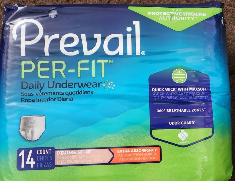 Prevail, Per-Fit, Daily Underwear, 14 Count