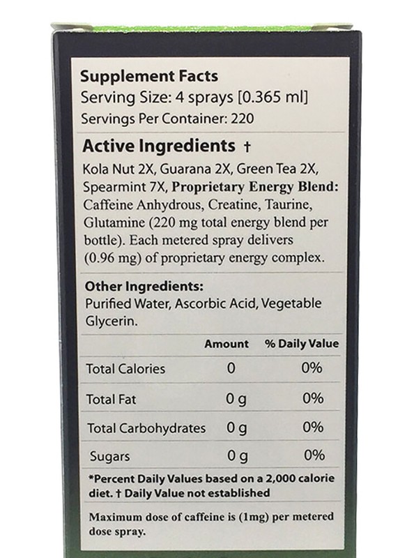 Turbo Snort Caffeine Nasal Spray with Creatine - No Crash Like Energy Drinks gallery