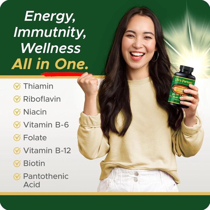 Life's Fortune Multivitamin & Mineral 60 Tablets All Natural Energy Source Su... gallery