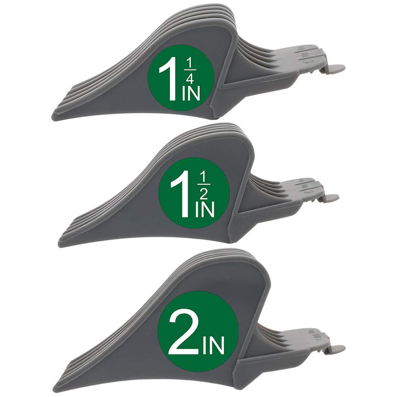 Combo Size 10 12 16 (1.25 1.5 2 In) Hair Clipper Comb Guard Guide Set Fits Wahl