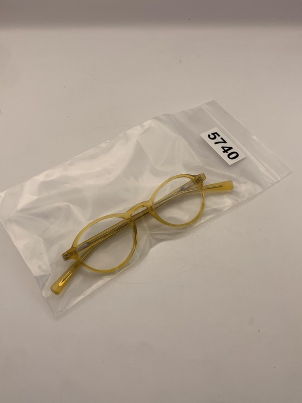 Eyebobs Reading Glasses Yellow Round Womens Clear Lens Acetate Frame +1.50 gallery