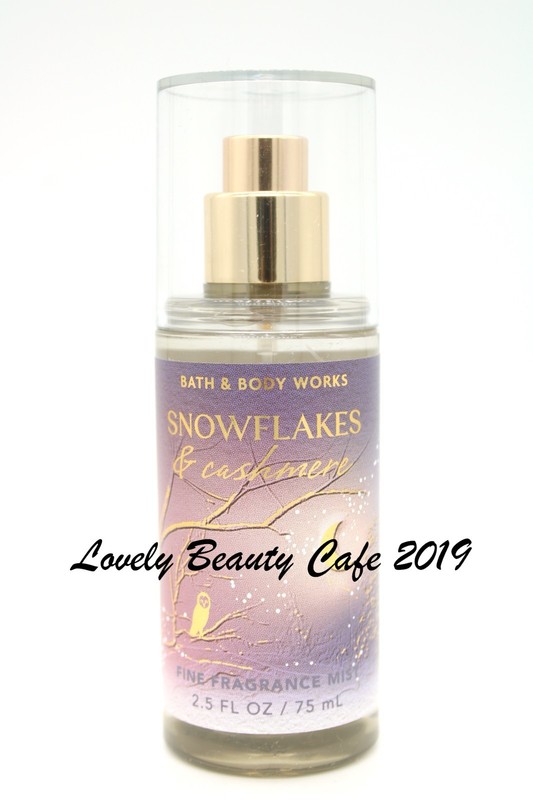 BATH & BODY WORKS / SNOWFLAKES & CASHMERE / FRAGRANCE MIST / 2.5 FL OZ – TRAVEL