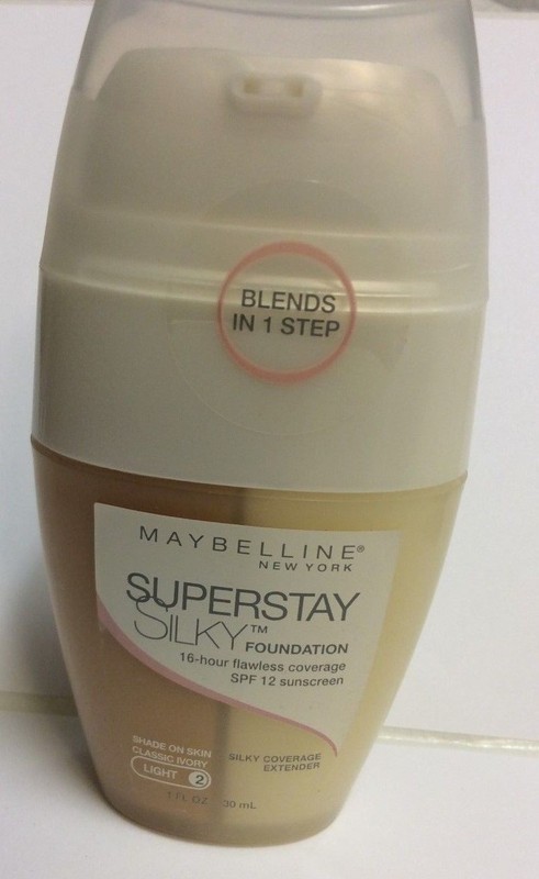 Maybelline Superstay Silky Foundation CLASSIC IVORY ( LIGHT #2) NEW.