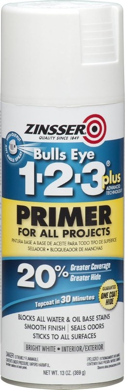 Primer Spray White Interior Exterior Masonry Wood Metal 13oz gallery