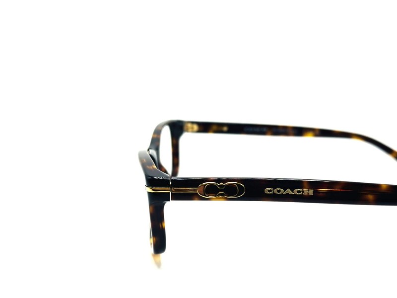 AUTHENTIC COACH HC6054 (Elise) 5001 Dark Tortoise Women Eyeglasses 52mm 16 135 gallery