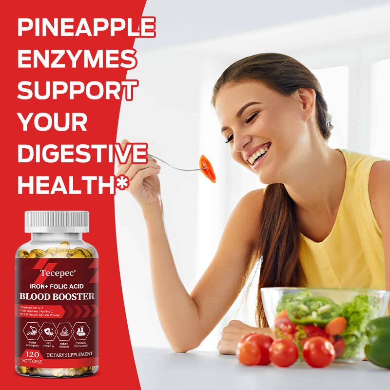 Iron + Folic Acid - Boosts Energy, Haemoglobin and Immunity - Blood Booster gallery