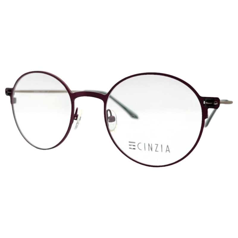CINZIA – CIN5100 C2 50/21/145 – RED / BROWN – NEW Authentic WOMEN EYEGLASSES