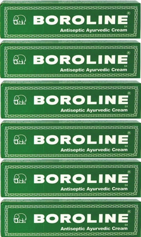 6 Tubes Antiseptic Boroline Cream Ayurvedic – 20 Gms Each /0.7oz