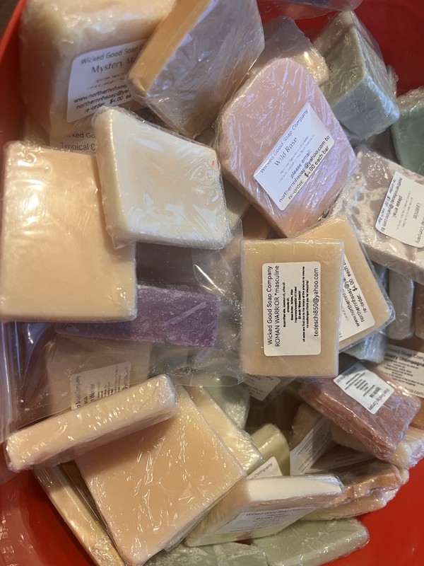 5 Pounds Assorted Sample Size Bars Of Handmade Soap