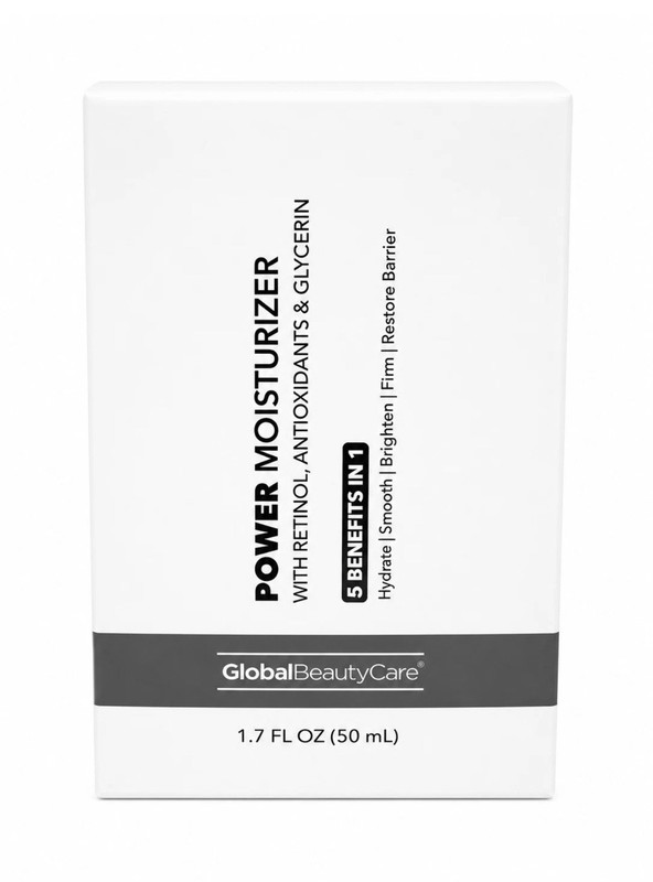 Global Beauty Care Power Moisturizer Retinol Antioxidants Cream Dry Skin 1.7oz