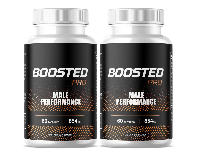 2Pack Boosted pro pills for men ED BIGD Boosted pro supplement120capsBooster pro