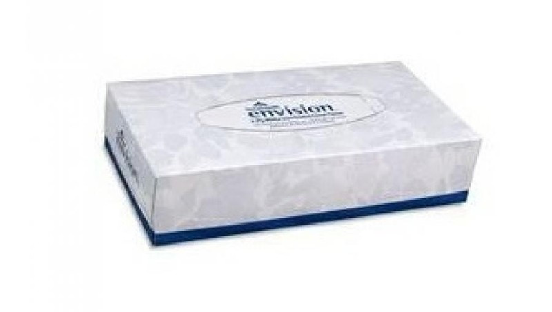 Envision Facial Tissue, 8 Inches x 8-3/10 Inches, 2-Ply, White, 1 Ct, 47410