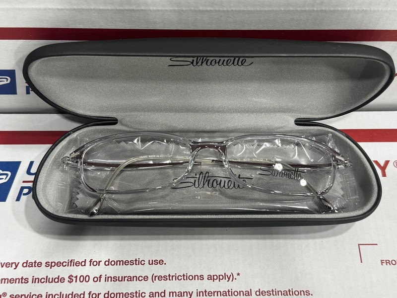 Silhouette Eyeglasses Unisex Oval Brown SPX 2835/10 6073 52/15 NEW AUTHENTIC gallery