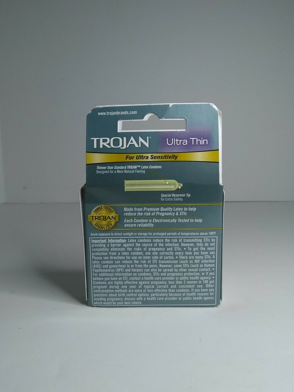 Trojan Sensitivity Ultra Thin - 3 count - Condoms gallery