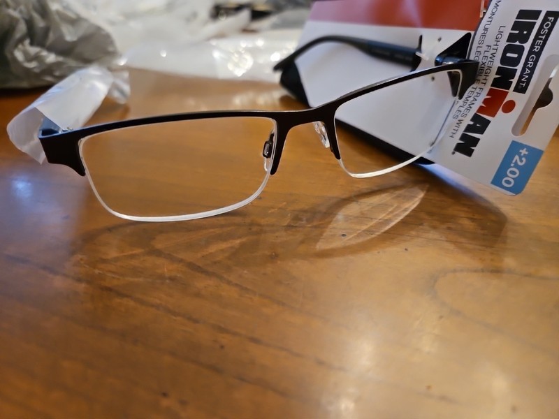 Foster Grant Ironman Reading Glasses New 2.00 Strength Im 1001 gallery
