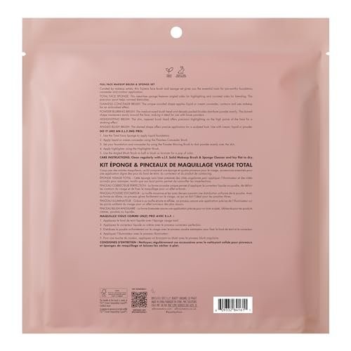 e.l.f. Complexion Essentials Brush & Sponge Set, Concealer, Powder, Blush &... gallery