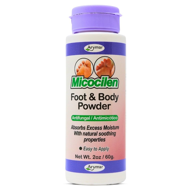 Arymar Micocilen Foot & Body Powder 2 Oz – Antifungal Treatment