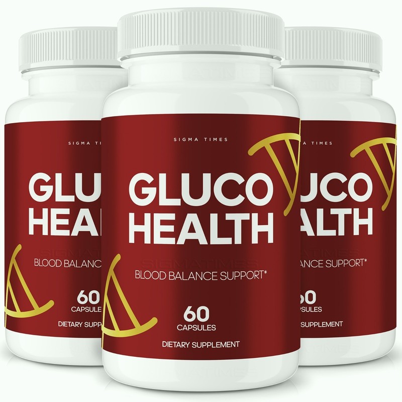 Gluco Health Capsules – GlucoHealth Balance & Blood Support Supplement – 3 Pack