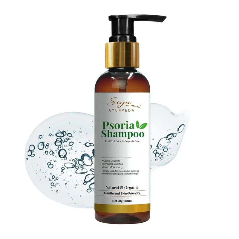 Siya Ayurveda Psoriasis Shampoo 200ml Dry Itchy Flaky Scalp Gentle Care