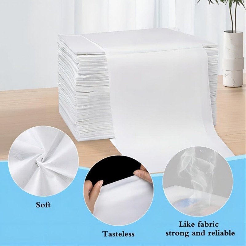100Pcs Disposable Massage Table Sheets 31.5" x 71" Non-Woven Fabric Bed Cover... gallery
