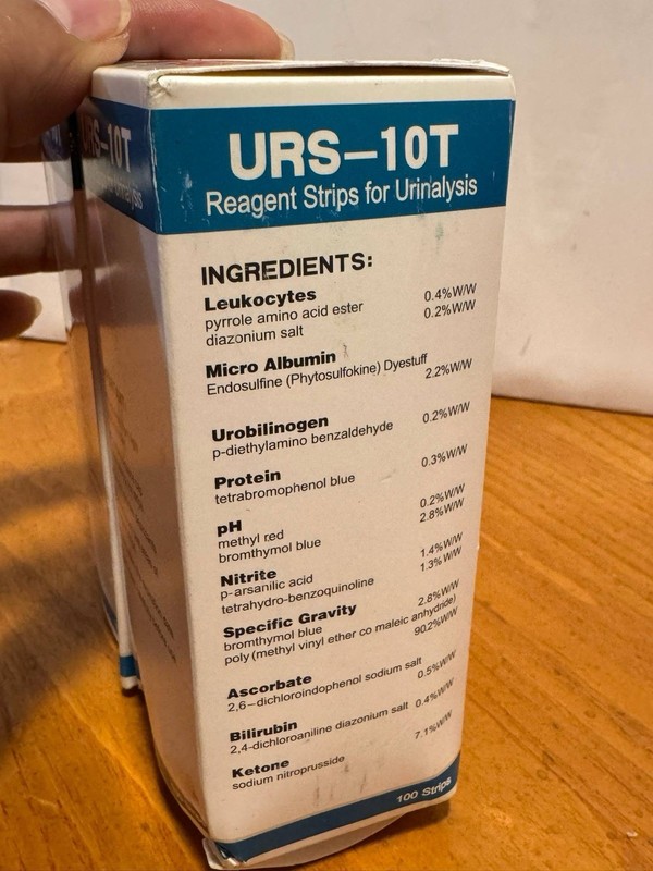 2X 100 Strips URS-10T Urinalysis Reagent Exp. 05/26 gallery