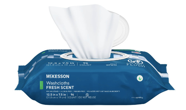 McKesson Personal Cleansing Wipes 96 Count Disposable Washcloths Adult Care gallery