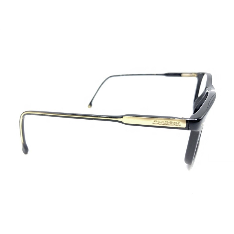 Carrera 202 807 Shiny Black Gold Eyeglasses Frames 53-17 145 Slovenia Men Women gallery