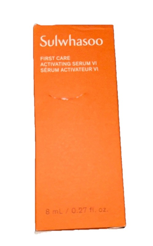 SULWHASOO FIRST CARE ACTIVATING SERUM VI 0.27 Oz / 8 ml NEW TRAVEL SIZE!!!